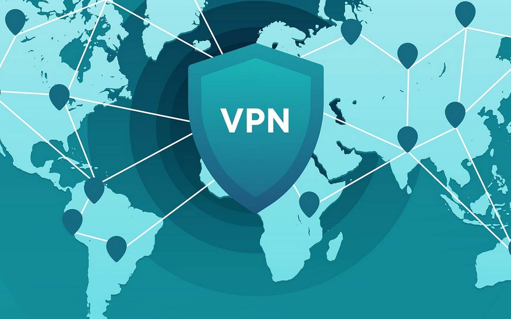 VPN for PC Concept.